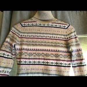 Garnet Hill 100% cashmere sweater- size S